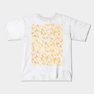 Imperfect brush strokes - pastel orange Kids T-Shirt